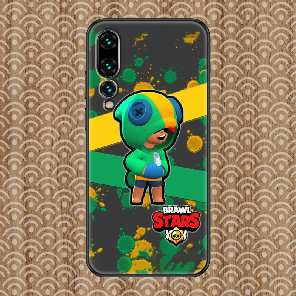 

Leon Crow Spike Stars Sandy Game Phone case For Huawei P Mate P10 P20 P30 P40 10 20 Smart Z Pro Lite 2019 black art hoesjes soft