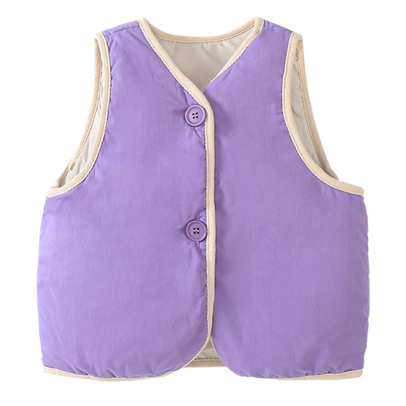 

Autumn Children Vest Jacket 2021 New Baby Sleeveless Warm Waistcoats For Boy Girls Kids Outwear Down Cardigan Fashion Clothes