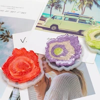irregular wave round coaster mold cup mat silicone resin mold epoxy resin cement casting jewelry diy making art tools