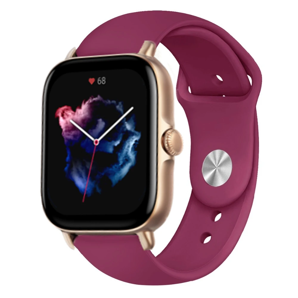 Силиконовый ремешок на запястье для смарт-часов Xiaomi Mi Watch Color 2 Mibro Air спортивный