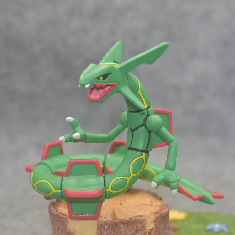 Аниме фигурки героев мультфильмов Rayquaza большого размера коллекционные модели