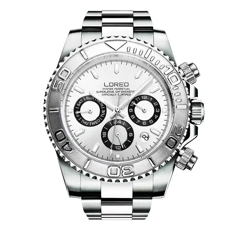 LOREO 9208 diver 200 м Datejust cosmograph daytona автоматический многофункциональный календарь