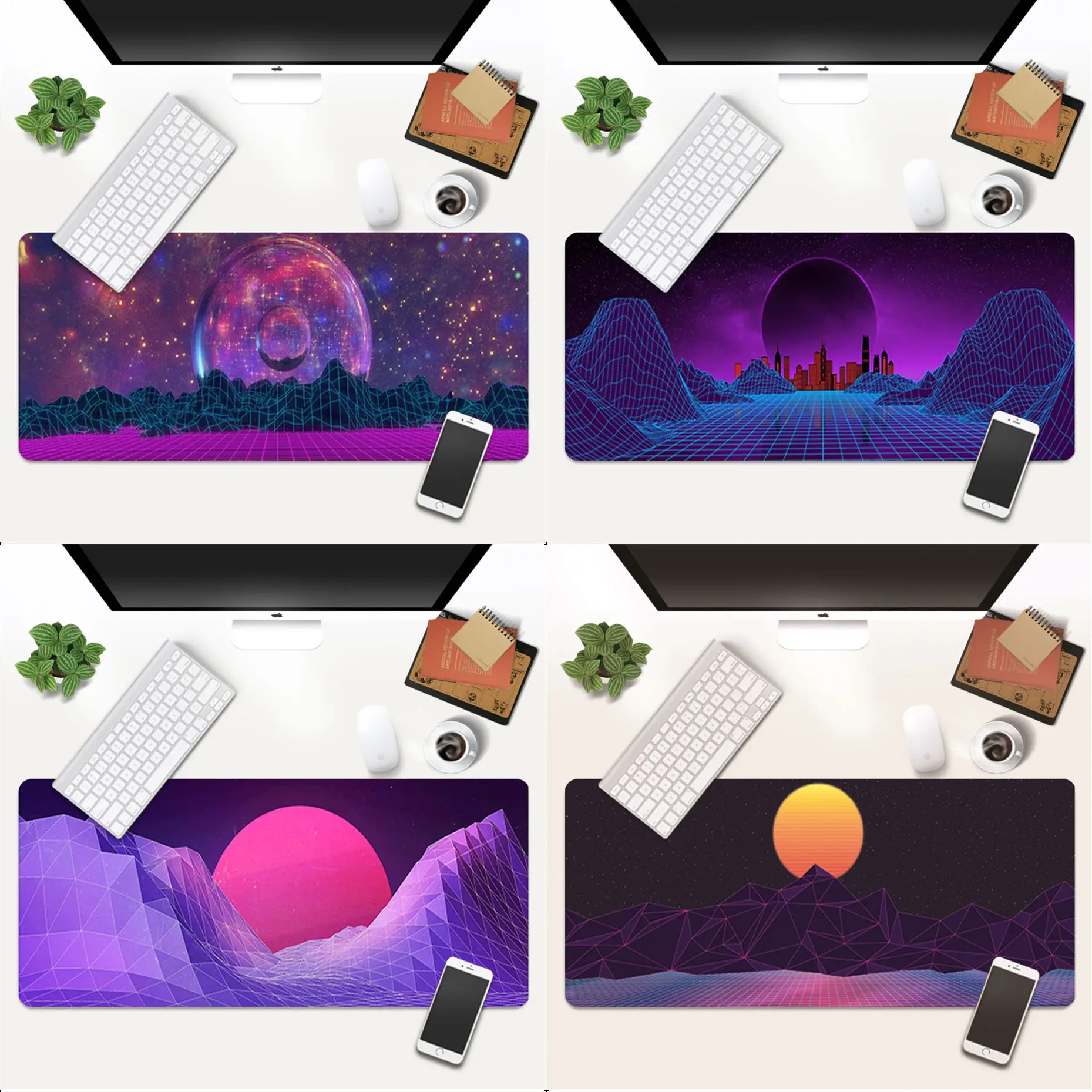 

MaiYaCa Trippy Art aesthetic Natural Rubber Gaming mousepad Desk Mat Gaming Mouse Mat xl xxl 800x300mm for world of warcraft