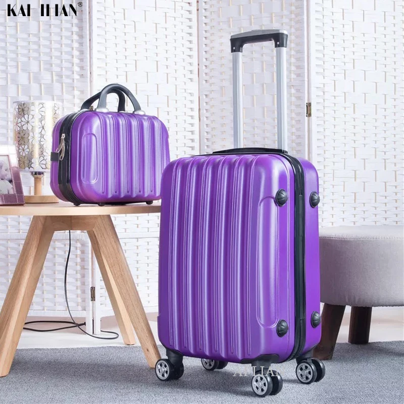 ABS Rolling luggage set travel trolley suitcase with wheels carry on luggage 28'' big bag 20 inch Cabin suitcase girls Women bag
