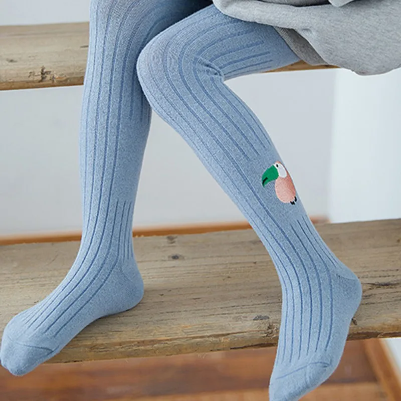 

Bird Baby Girl Tights Baby 2022 Stockings Cotton Warm Pantyhose Solid Cartoon Newborn Tight Infant Pantyhose