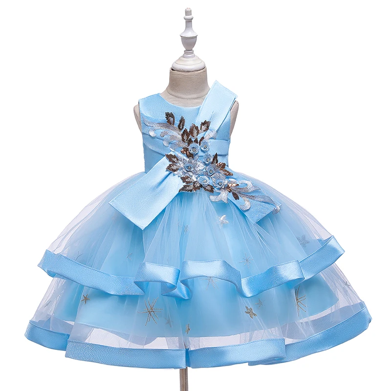 Girls Dress Elegant New Year Princess Children Party Dress Wedding Gown Kids Dresses for Girls Birthday Party Dress Vestido Wear