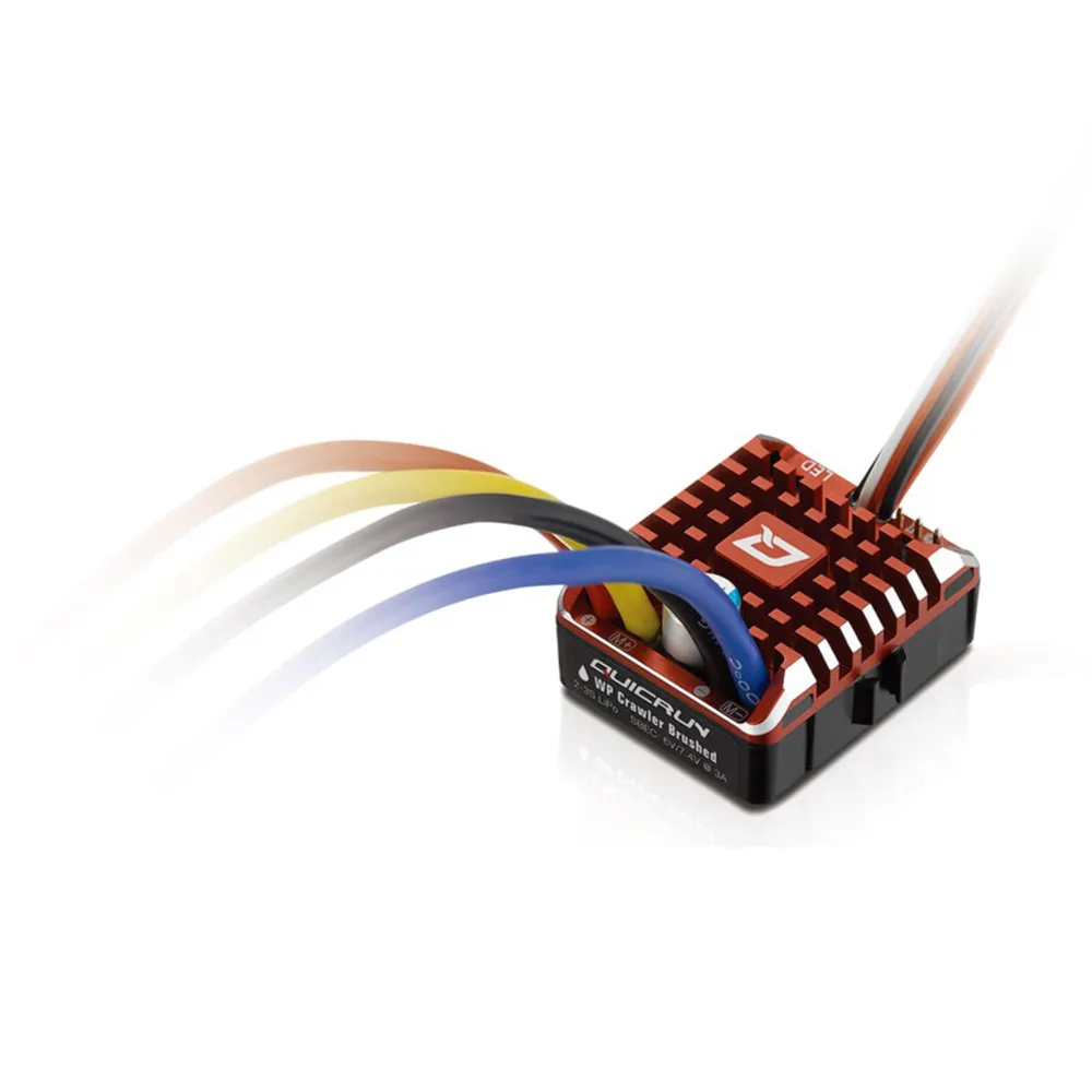 Водонепроницаемая матовая карточка Hobbywing quirun 1080 80A ESC + программа для гусеничных