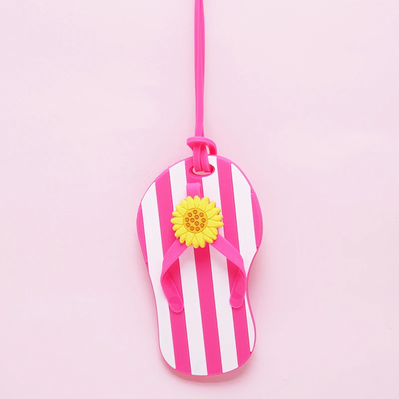 Прекрасный клипсы для воздушных шаров Форма шлепанцы дизайн Чемодан бирка