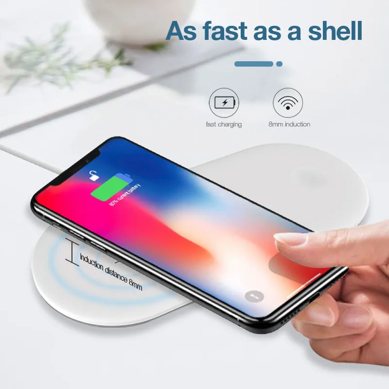 3 в 1 лучшее Беспроводное зарядное устройство для Iphone и Apple Watch 4 Airpods 10 Вт быстрая Беспроводная Накладка для iPhone 11 PRO X XR 8 samsung note 10