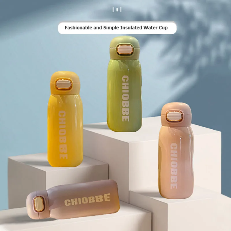 

Stainless Steel Thermos Cup Creative Cartoon Cute Water Cup with Office Portable Cup Coffee Cup Drink Cups Water Bottle