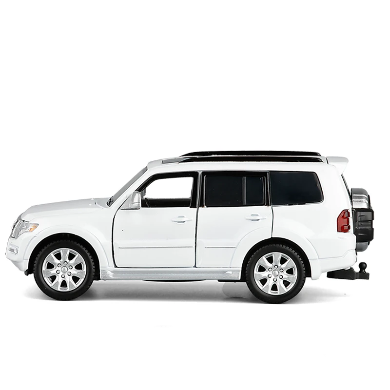 1:32 Pajero Y97 металлический сплав литье под давлением модель автомобиля Миниатюрная
