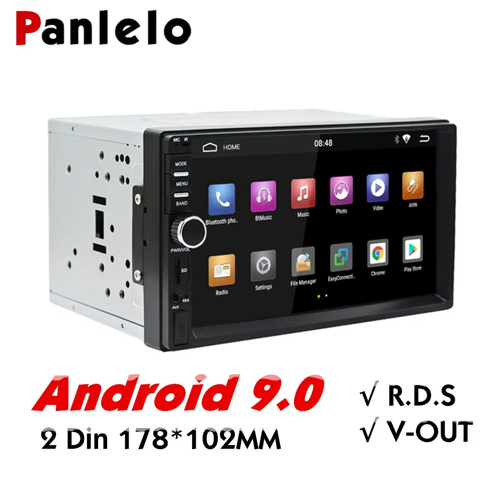 Panlelo 2 Din Android Авто Радио 7 дюймов стерео аудио 1080P с Bluetooth Wifi FM AM радио видео плеер gps навигация