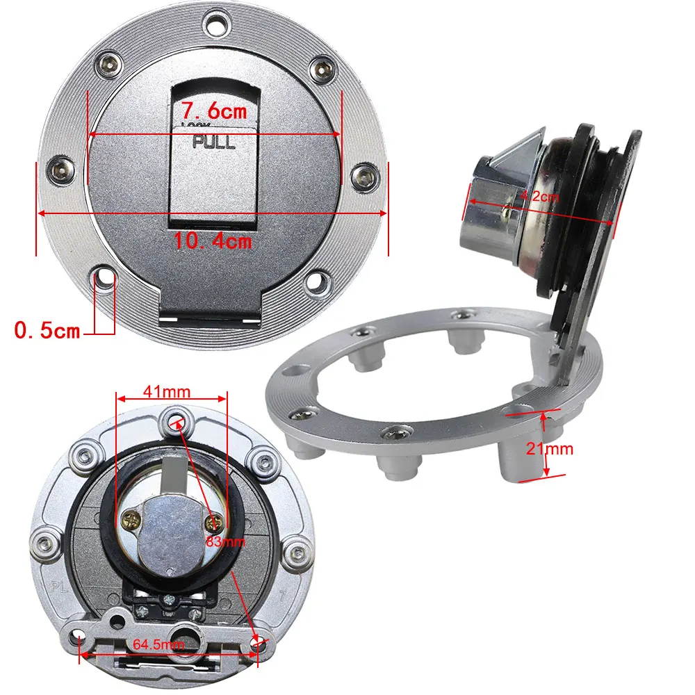 1 комплект крышка топливного бака для Yamaha FZR250 FZR400 FZR600 FZR750 FZR1000 мотоциклетная