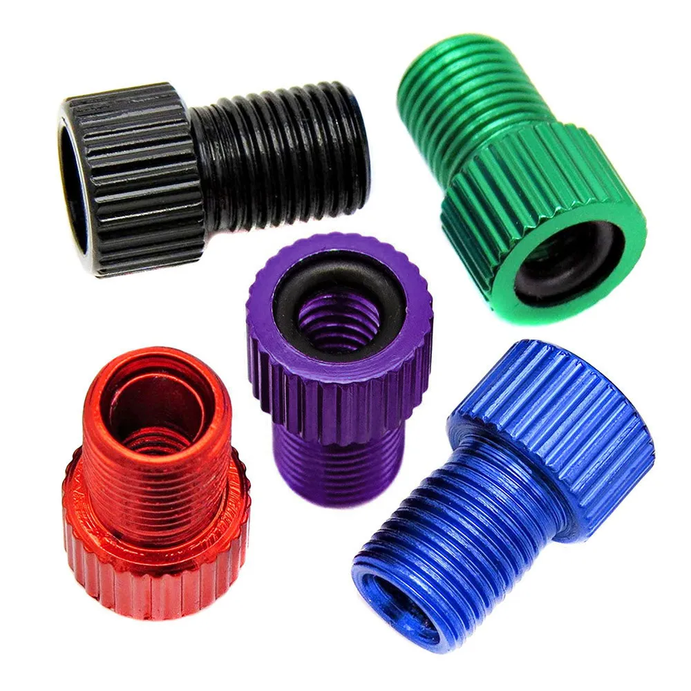 5 шт. латунный адаптер Presta To Schrader велосипедный клапан преобразователь насос