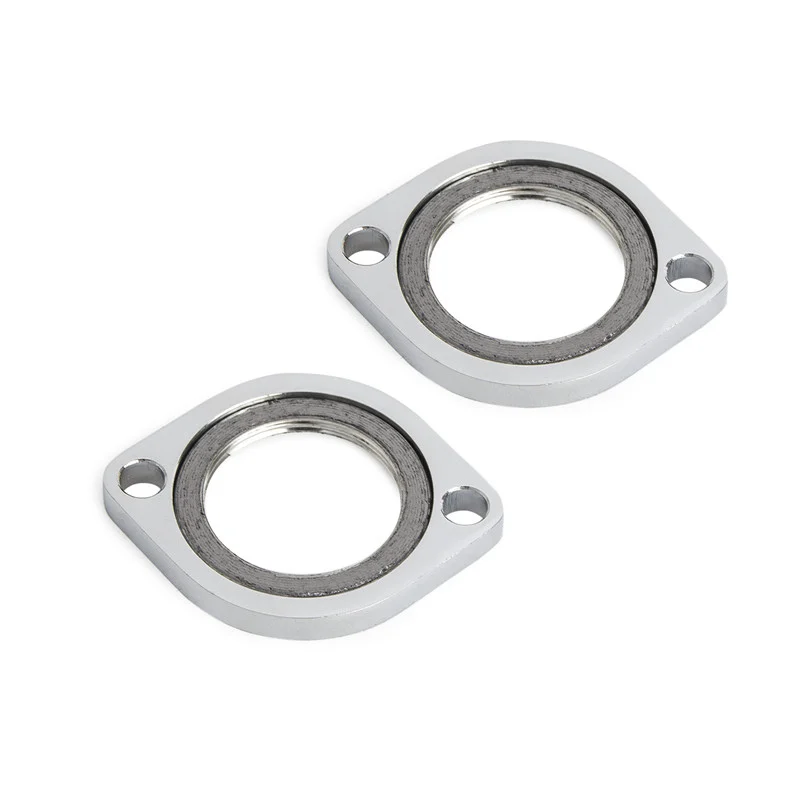

Exhaust Flange Gasket For Harley Dyna Fat Bob,Deluxe,Dyna Super Glide 2x Exhaust Flanges Gasket Clips Kit