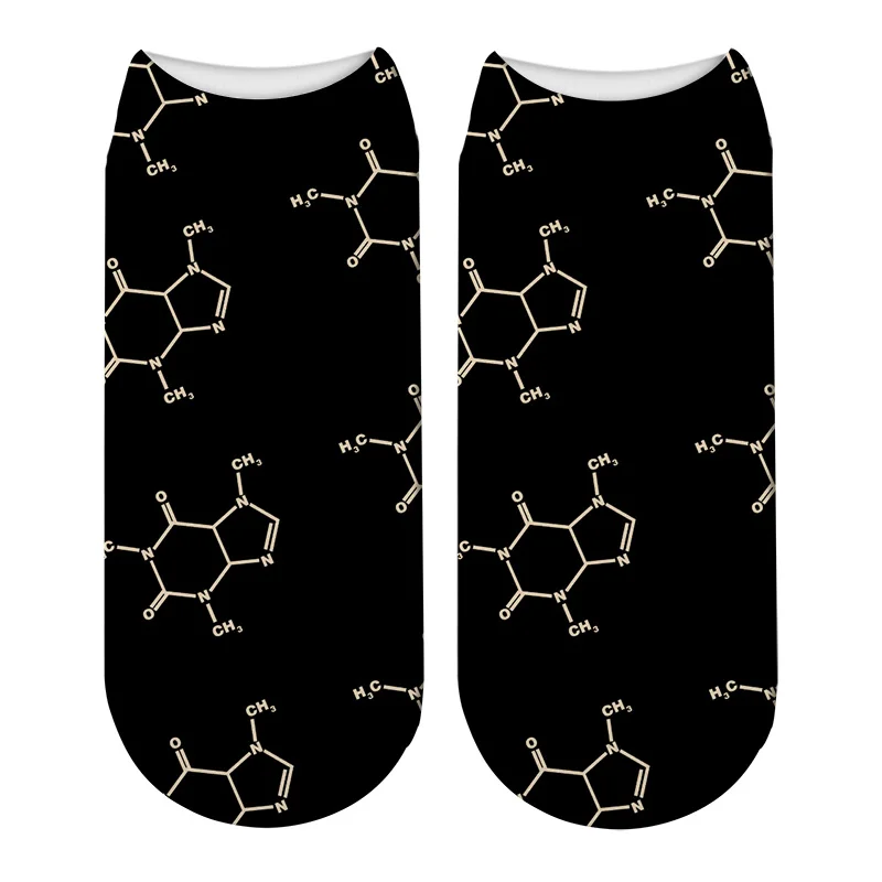 Модные носки с радужным 3D-принтом женские и мужские хлопковые унисекс до