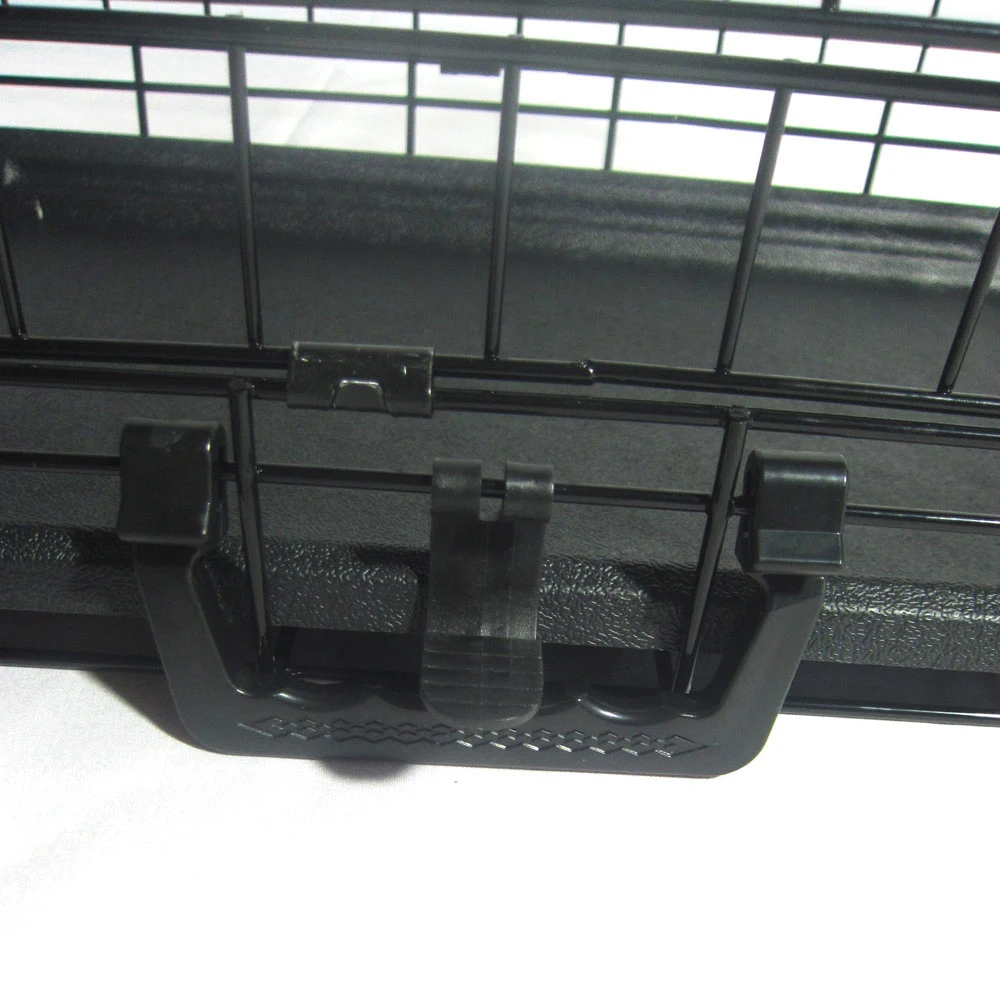 

20" Pet foldable wire Cage single door open cat and dog cage with plastic tray black pet supplies