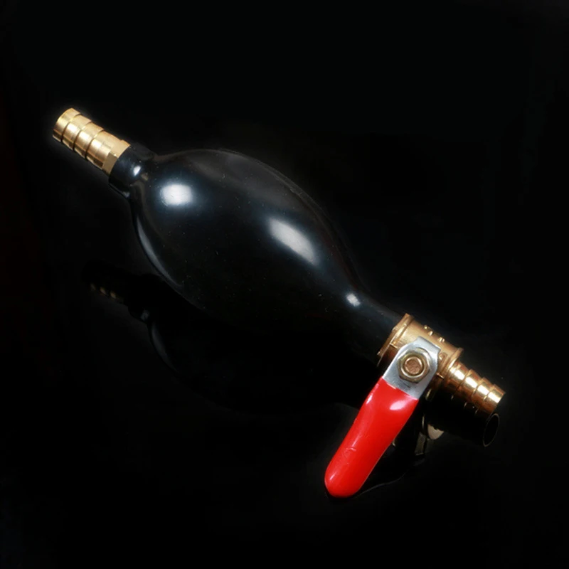 

Petrol Hand Primer Pump In-line With 2m 10mm Fuel Hose Car Motorcycle Durable