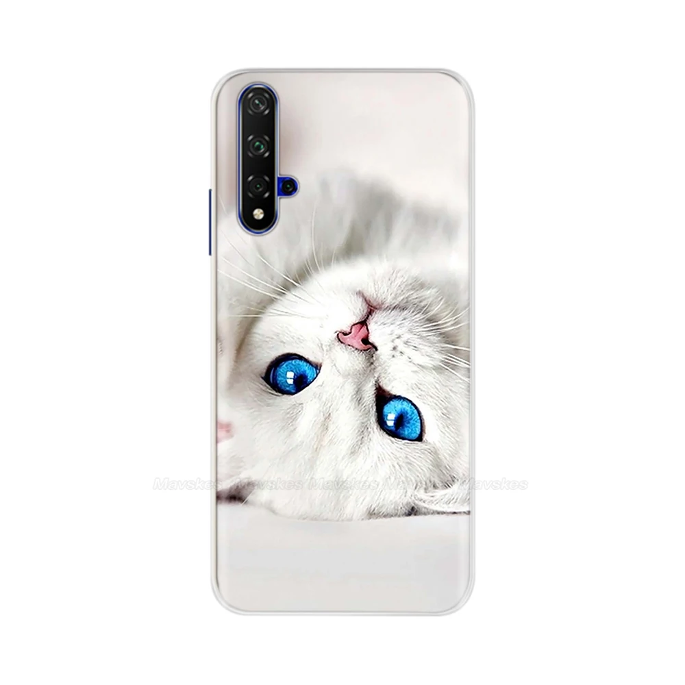 For Honor 20 Lite Case HRY-LX1T Soft Silicone Back Cover Case on For Huawei Honor 20 Pro Back Cover Honor20 Fundas Phone Case