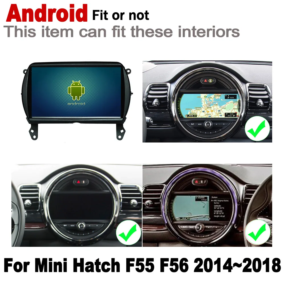 HD экран стерео Android 7 0 up Автомобильный GPS навигатор карта для мини Люка F55 F56 2014 ~ 2018