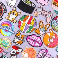 cartoon unicorn patch for clothes letter embroideried patches for clothing thermoadhesive patches cute animal stripes for jacket