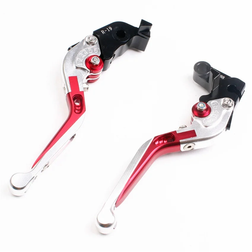 

Extendable Folding Brake Clutch Levers for Yamaha YZF R1 1999 2000 2001 Red CNC Aluminum Motorcycle Accessories Hand Controls