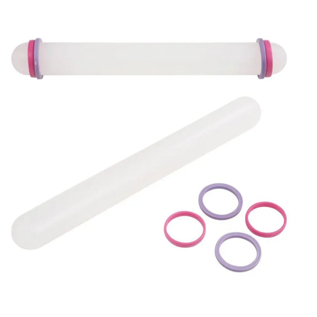 Белый 23 см роликовый штифт антипригарное скольжение помадка торт тесто ролик