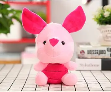 C Disney Stuffed Animals Plush Mickey Mouse Minnie Winnie the Pooh Doll Lilo and Stitch Piglet Keychain Birthday Gift Kid Girl Toy - Цвет: C