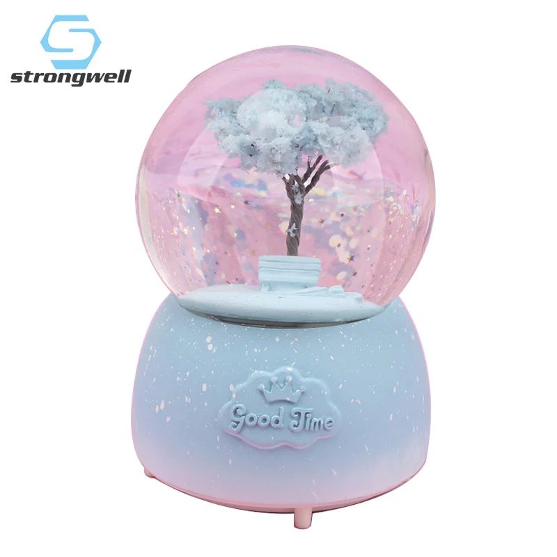 Рождественская музыкальная шкатулка Strongwell хрустальный шар снежный подарок на
