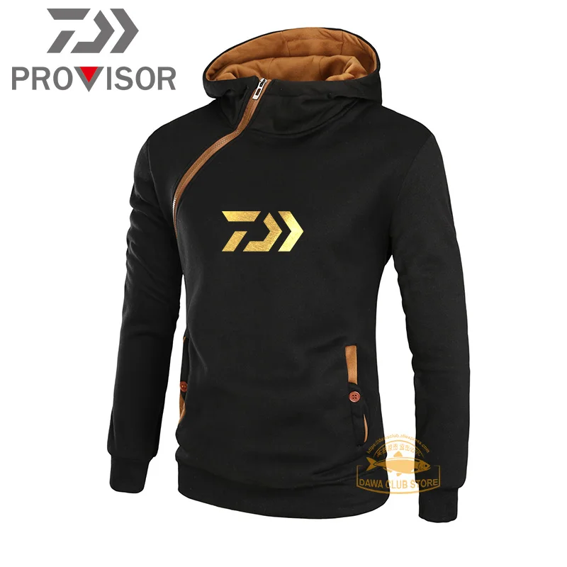 Одежда DAIWA для рыбалки Мужская Утепленная теплая куртка с капюшоном спортивная