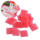 Алмазная вышивка, 10 шт., алмазная картина из глина для рисования буровой грязи, клей для вышивки крестиком, аксессуары для вышивки крестиком