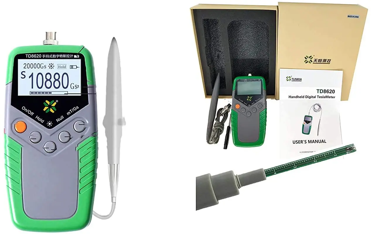 Цифровой измеритель перманентного магнита Tesla Измеритель Гаусса тестер