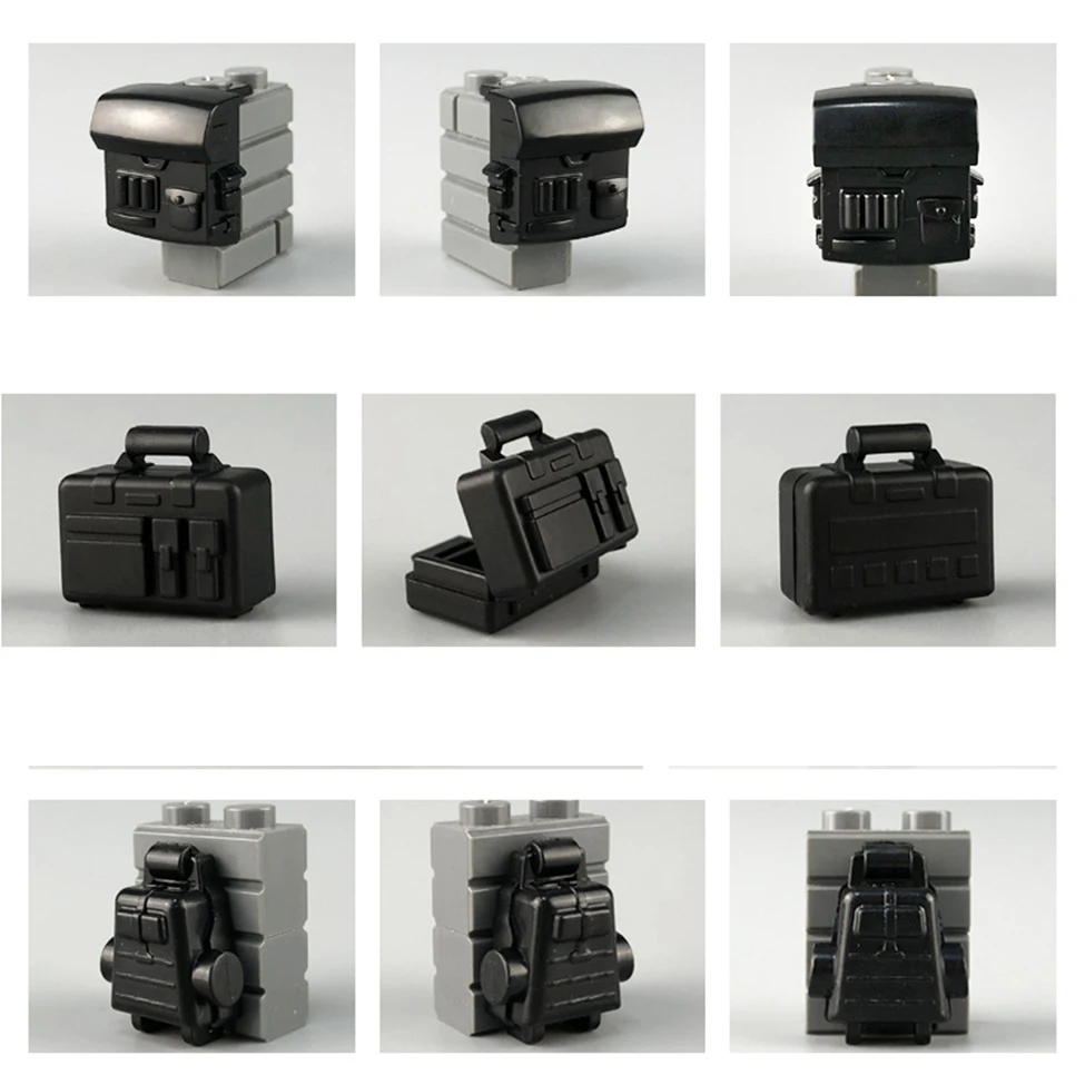 Рюкзак городской военный Второй мировой войны строительные блоки аксессуары