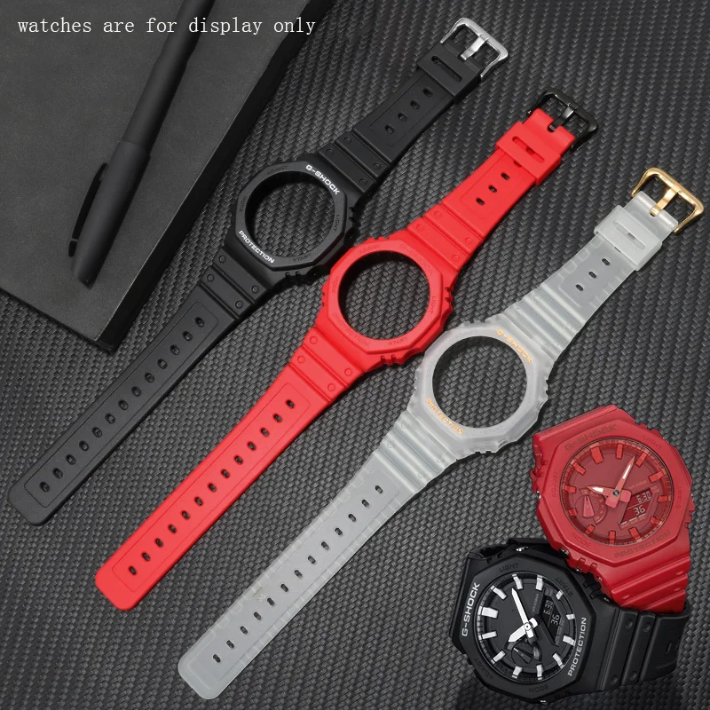 Yopo мягкий силиконовый ремешок для часов сменный серии G shock GA 2100 полимерный чехол