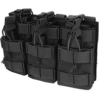 open top triple stacker mag pouch tactical magazine pouch for m4 g36 hk416 magazines