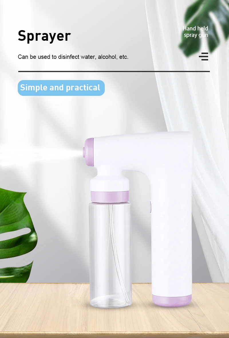 120ML Multifunctional Atomizing Sprayer Disinfection Machine Nano Spray Fog Fogger Steam Gun Handheld Meter HOT!!! | Дом и сад