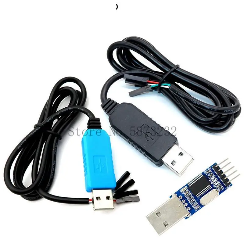 Модуль адаптера преобразователя PL2303 PL2303HX/PL2303TA USB в RS232 TTL с пыленепроницаемой крышкой PL2303HX для кабеля arduino
