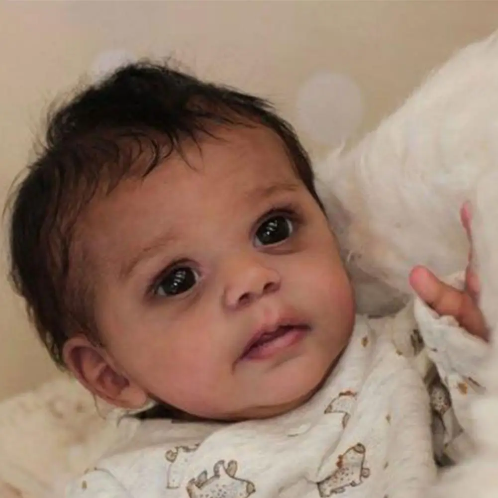 

NPK 48cm Reborn Doll kit Mika Cute Baby Lifelike Real soft Doll Kit