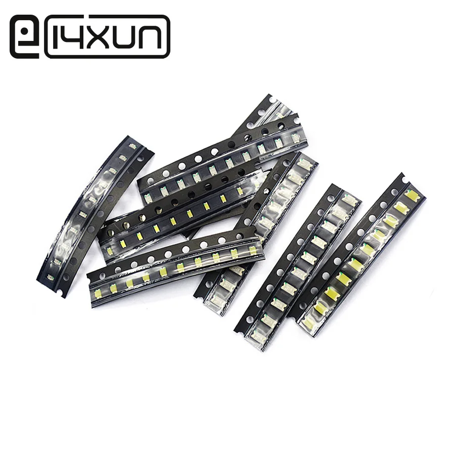 СВЕТОДИОД SMD 0402 0603 0805 1206 красный желтый синий зеленый белый свет диодные лампы для