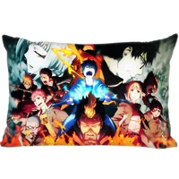 rectangle pillow cases hot sale best high quality blue exorcist pillow cover home textiles decorative double sided pillowcase