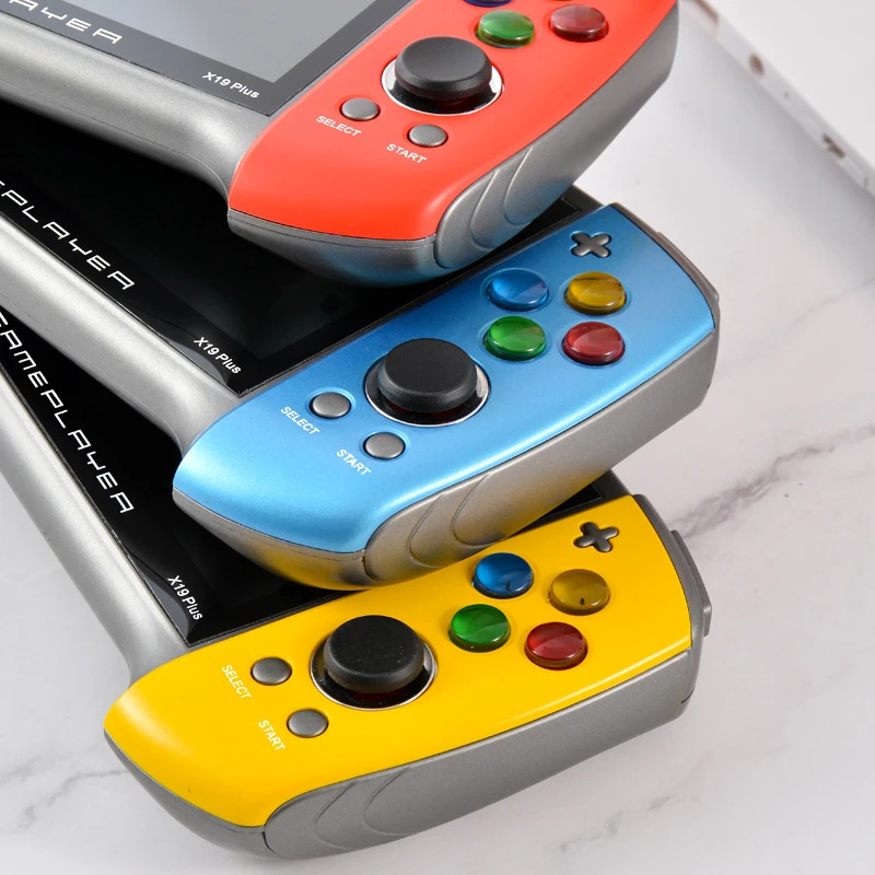 

X19 Plus Gamepad Handheld Retro Game Console 5.1-inch Large Screen Supports For PS1 GBC MD Nostalgic GBA Game Console