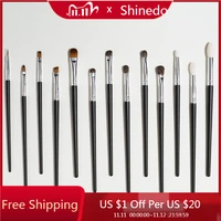 shinedo 13 pcs pencil makeup brushes tool set cosmetic eye shadow blending lip eyebrow concealer beauty make up brush maquiagem