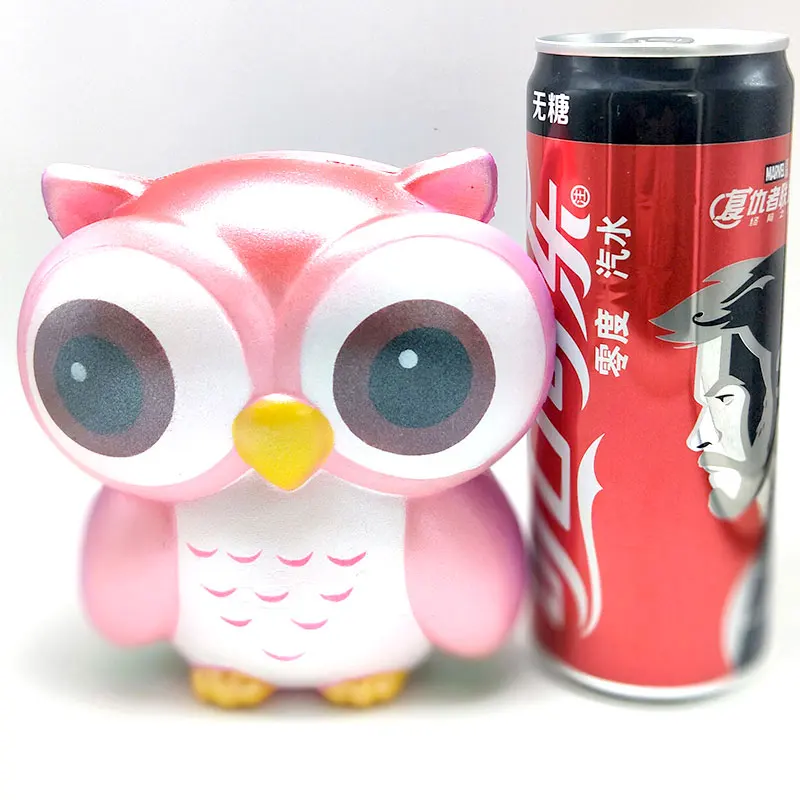 2019 New Hot Sale Kawaii Pink Big-Eyed Owl Shape Squishy Squeeze Rising Antistress Abreact Ball Soft Sticky Funny Gift | Игрушки и хобби