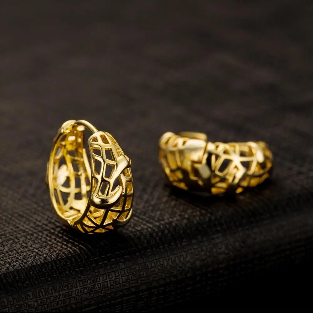 Металлическое кольцо ажурные серьги цвет 585 розовое золото вечерние праздничные