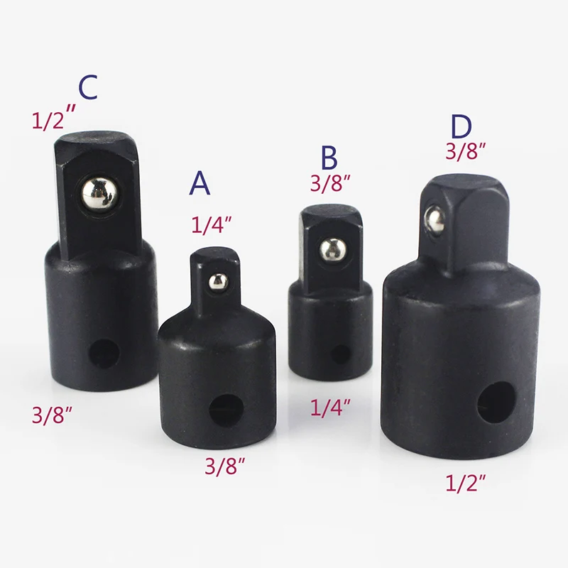 Ударная головка CR-V Ratchet конвертер адаптер Редуктор 1/2 до 3/8 3/8 до 1/4 1/4 до 3/8 3/8 до 1/2 автомобилей велосипедов гаражный ремонтный инструменты