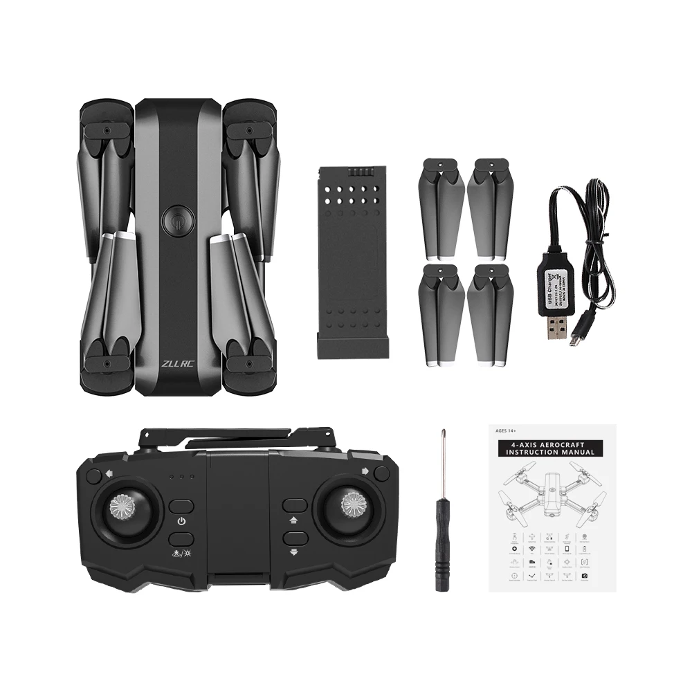 

SG706 Wi-Fi FPV Foldable RC Quadcopter Drone with HD Camera Toys Optical Flow Positioning