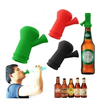 novelty beer bottle blower silicone breathing tube bong funnel kitchen bar party drinking game fast tool toy