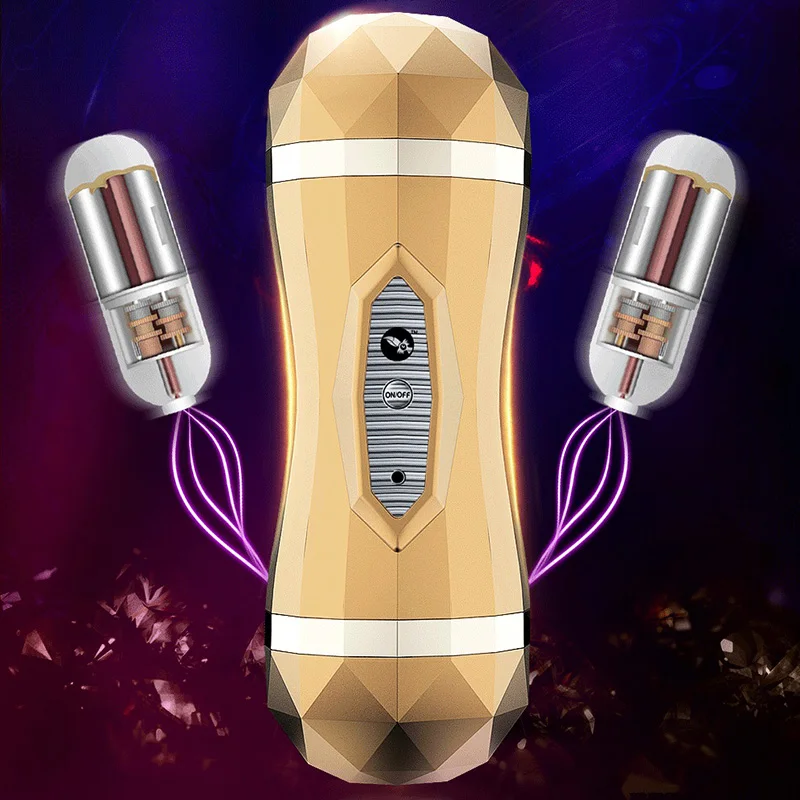 Мужская чашка самолета Мягкий силикон двойные концы Мужской мастурбатор игрушки