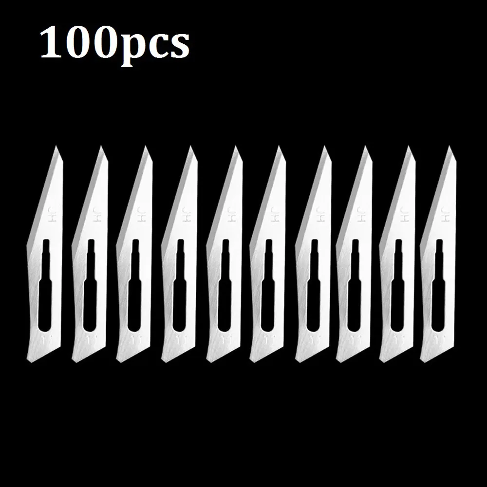 

100pcs Blades Bulk Cutter Equipment Part SK-5 High Grade Set Sharpness Workshop