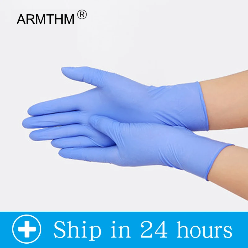 50/100 шт. одноразовые латексные перчатки для мытья посуды/сада/кухни/ног резиновые